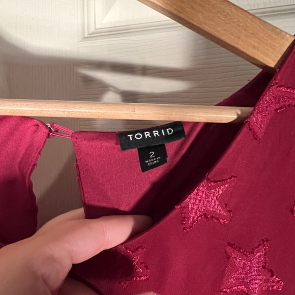 Torrid Red Star Dress Size 2XL - Picture 2 of 3